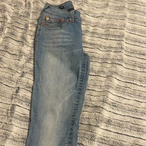 True Religion Jennie mid rise skinny size 26 light jeans